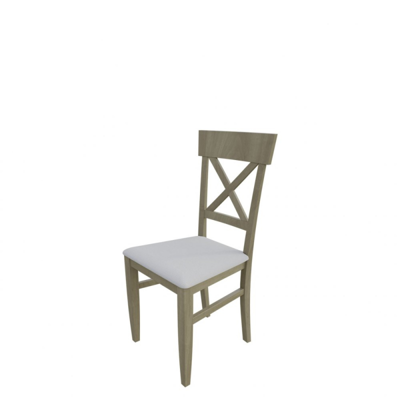 Jídelní židle MOVILE 39 - dub sonoma / bílá ekokůže