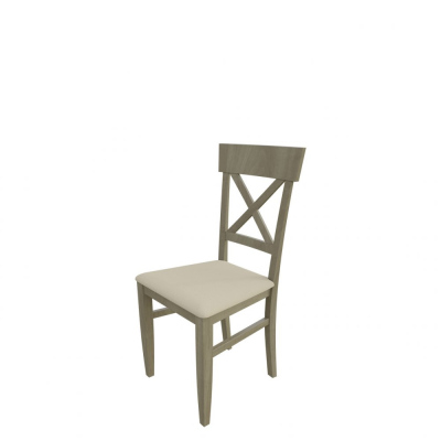 Jídelní židle MOVILE 39 - dub sonoma / béžová ekokůže