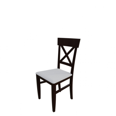 Jídelní židle MOVILE 39 - ořech / bílá ekokůže