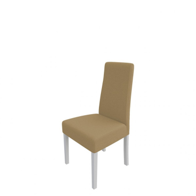 Čalouněná jídelní židle MOVILE 38 - bílá / béžová