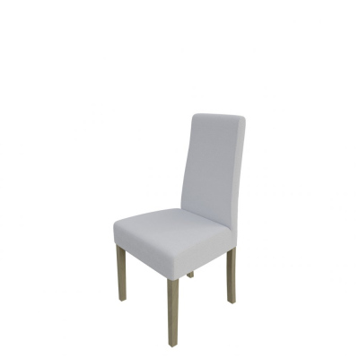 Čalouněná jídelní židle MOVILE 38 - dub sonoma / bílá ekokůže