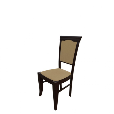 Čalouněná jídelní židle MOVILE 1 - ořech / béžová
