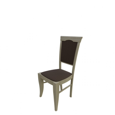 Čalouněná jídelní židle MOVILE 1 - dub sonoma / tmavá hnědá 1