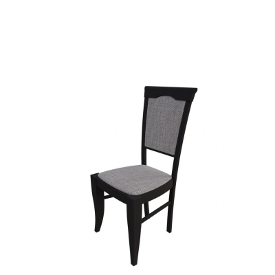 Čalouněná jídelní židle MOVILE 1 - wenge / šedá 2