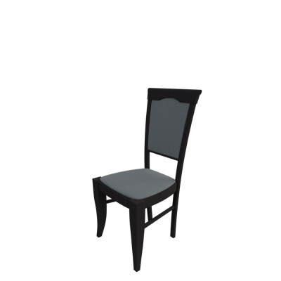 Čalouněná jídelní židle MOVILE 1 - wenge / šedá 1