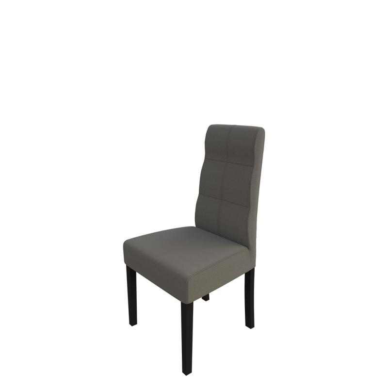 Jídelní židle MOVILE 37 - wenge / šedá ekokůže
