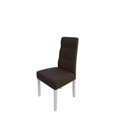 Jídelní židle MOVILE 37 - bílá / tmavá hnědá 1