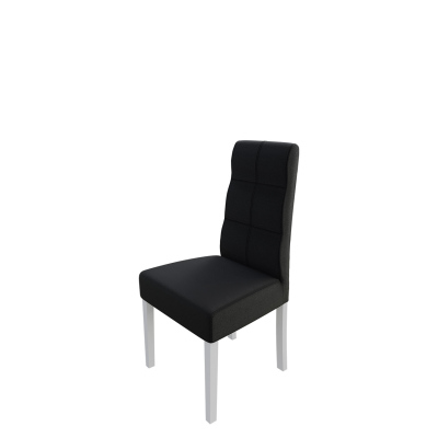 Jídelní židle MOVILE 37 - bílá / černá ekokůže