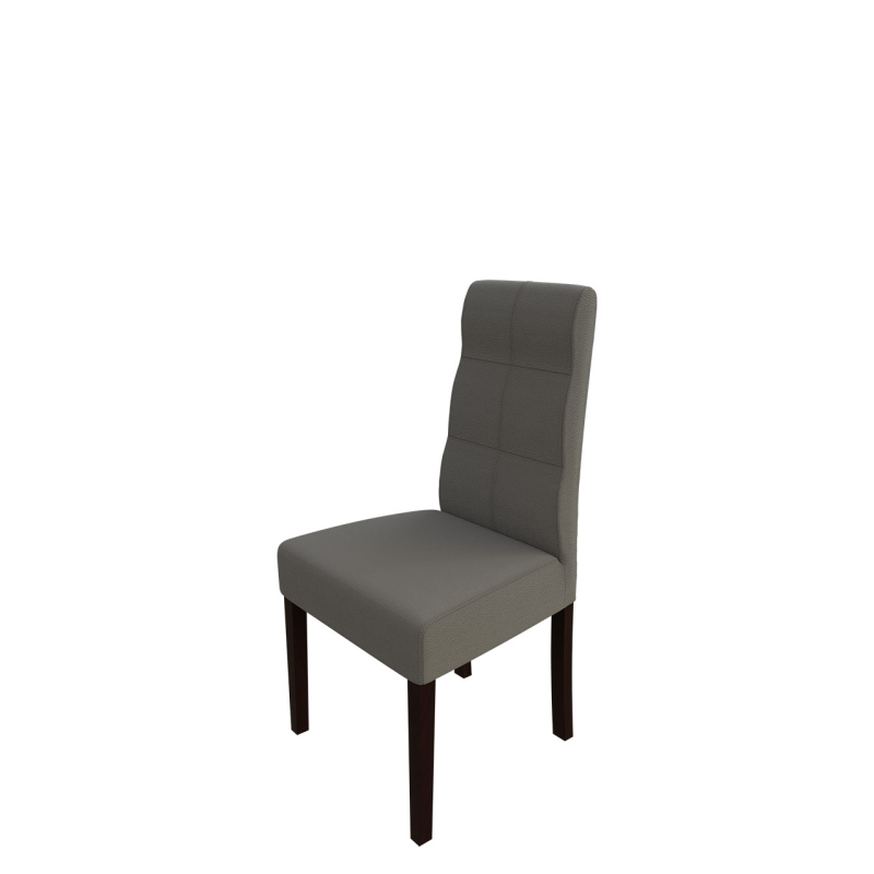 Jídelní židle MOVILE 37 - ořech / šedá ekokůže