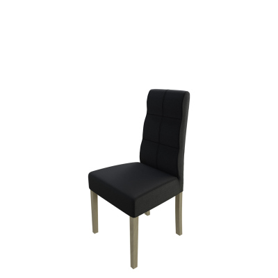 Jídelní židle MOVILE 37 - dub sonoma / černá ekokůže