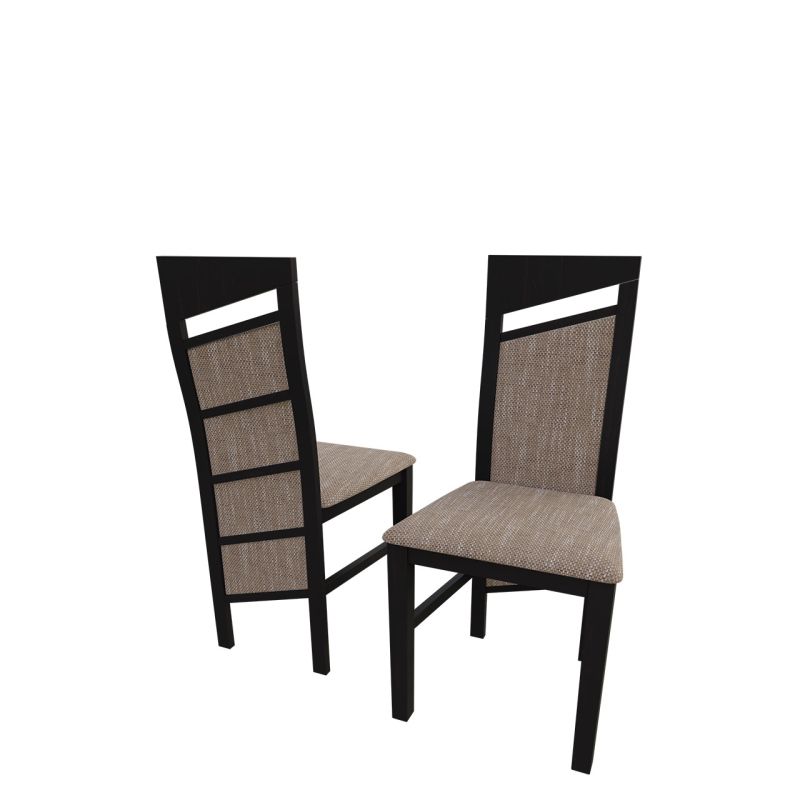 Čalouněná kuchyňská židle MOVILE 36 - wenge / hnědá