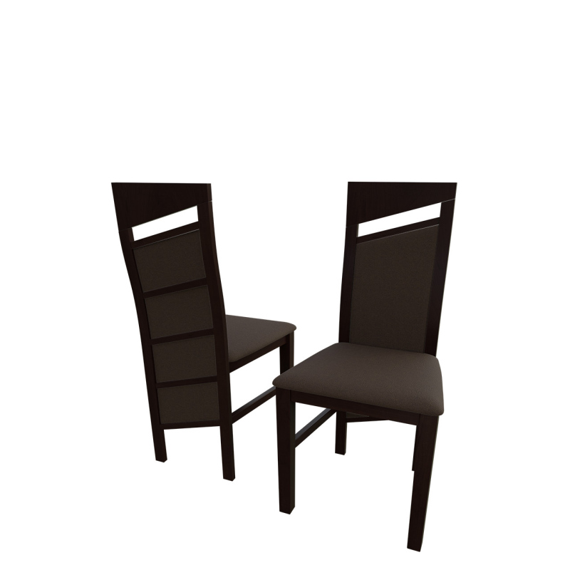 Čalouněná kuchyňská židle MOVILE 36 - ořech / tmavá hnědá 1