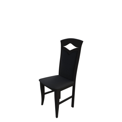 Jídelní židle MOVILE 30 - wenge / černá ekokůže