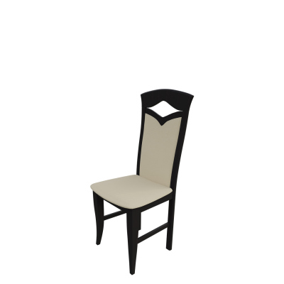 Jídelní židle MOVILE 30 - wenge / béžová ekokůže