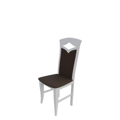 Jídelní židle MOVILE 30 - bílá / tmavá hnědá 1
