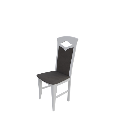 Jídelní židle MOVILE 30 - bílá / tmavá hnědá 2
