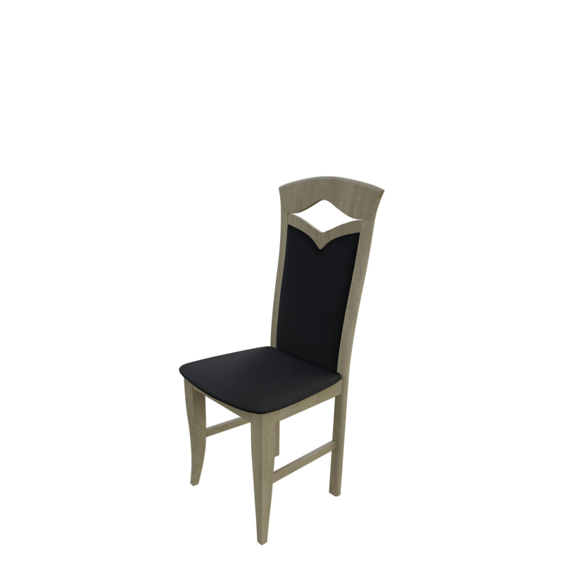 Jídelní židle MOVILE 30 - dub sonoma / černá ekokůže