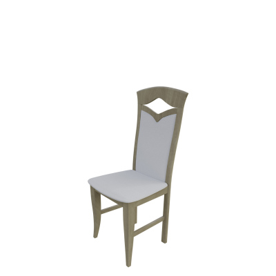 Jídelní židle MOVILE 30 - dub sonoma / bílá ekokůže