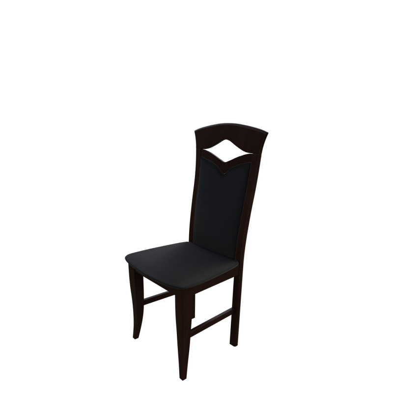 Jídelní židle MOVILE 30 - ořech / černá ekokůže