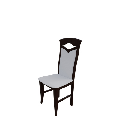 Jídelní židle MOVILE 30 - ořech / bílá ekokůže