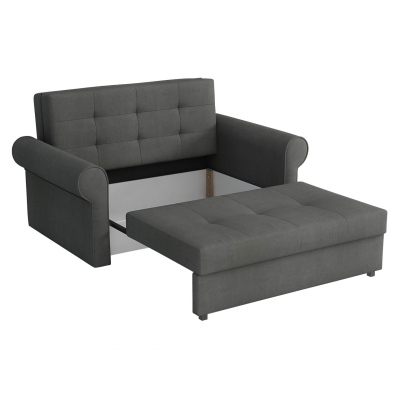 Rozkládací pohovka s úložným prostorem BELA SILVER 2 - růžová