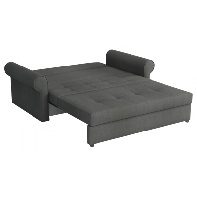 Rozkládací pohovka s úložným prostorem BELA SILVER 3 - růžová