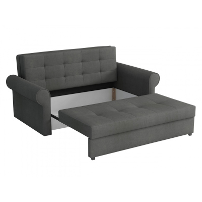 Rozkládací pohovka s úložným prostorem BELA SILVER 3 - růžová