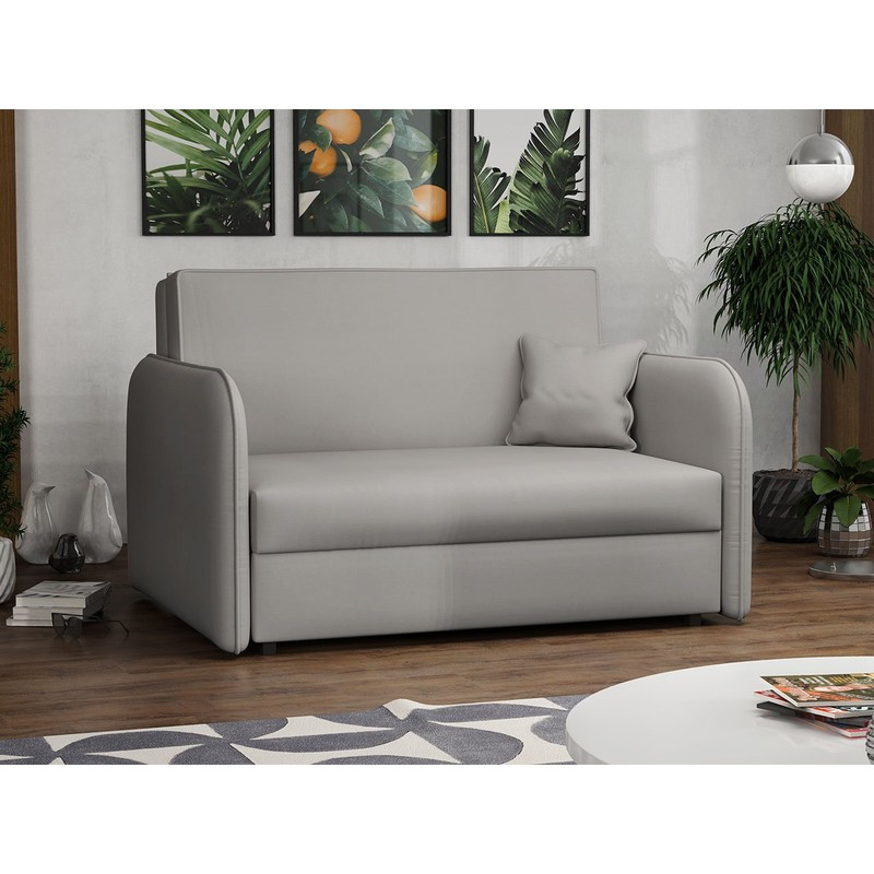 Dvoumístná rozkládací pohovka BELA LOFT 2 - světlá šedá