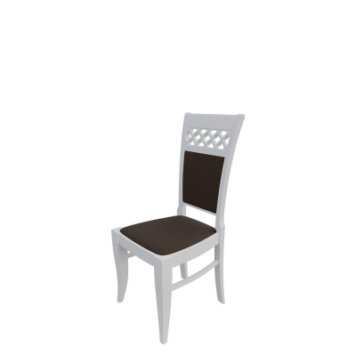 Jídelní židle MOVILE 29 - bílá / tmavá hnědá 1
