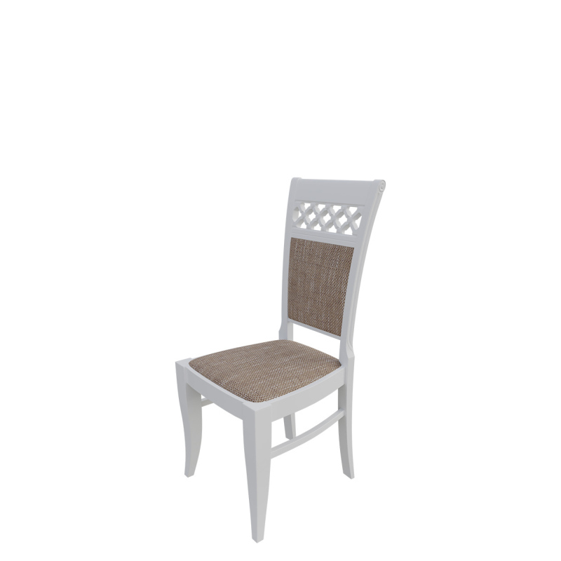 Jídelní židle MOVILE 29 - bílá / hnědá