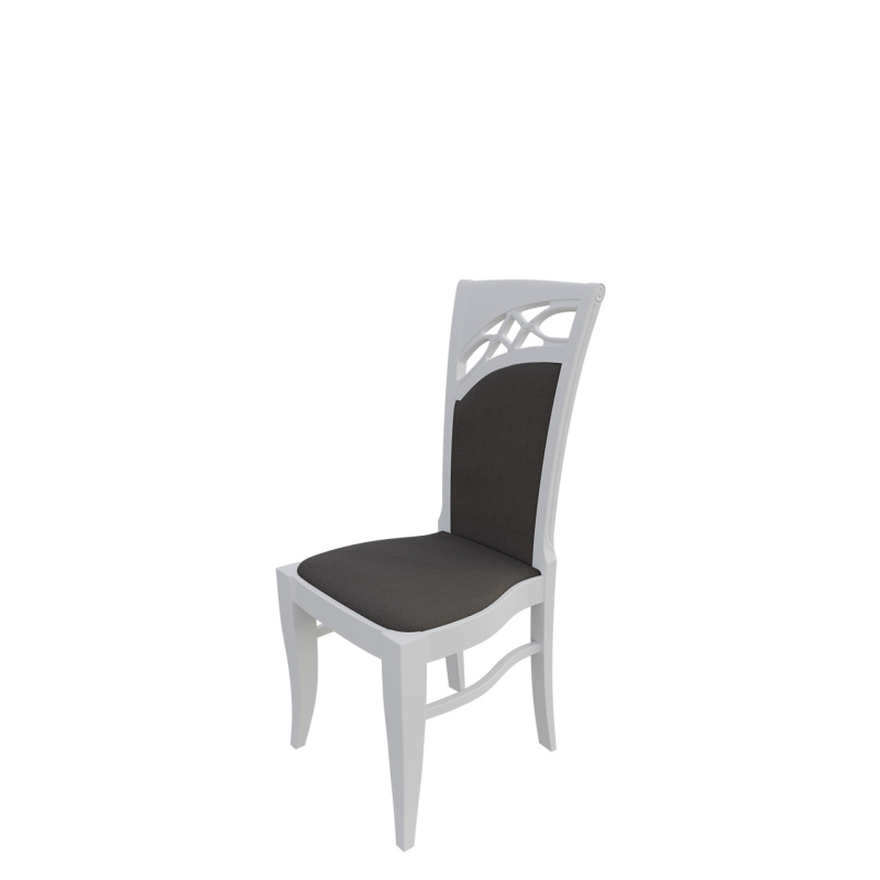 Jídelní židle MOVILE 28 - bílá / tmavá hnědá 2