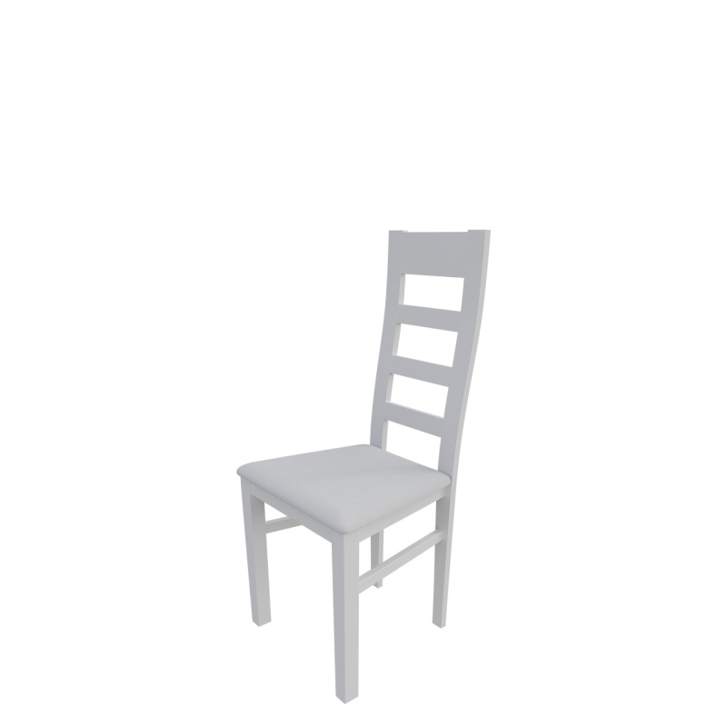 Kuchyňská židle MOVILE 25 - bílá / bílá ekokůže
