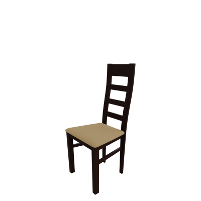 Kuchyňská židle MOVILE 25 - ořech / béžová