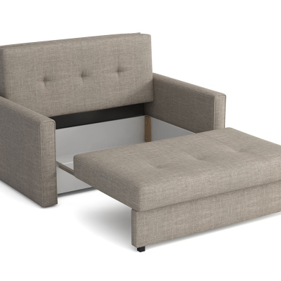 Rozkládací pohovka s úložným prostorem BELA 2 - černá / červená