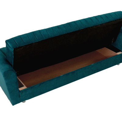 Rozkládací pohovka s úložným prostorem SICARE - béžová