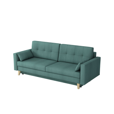 Trojmístná rozkládací pohovka LAZAROK - modrá