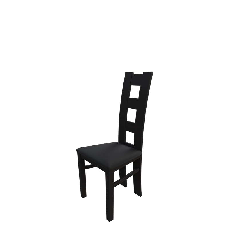 Jídelní židle MOVILE 21 - wenge / černá ekokůže