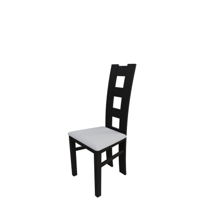 Jídelní židle MOVILE 21 - wenge / bílá ekokůže