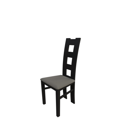 Jídelní židle MOVILE 21 - wenge / šedá ekokůže