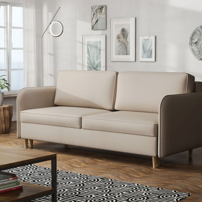 Trojmístná rozkládací pohovka PINARA - béžová