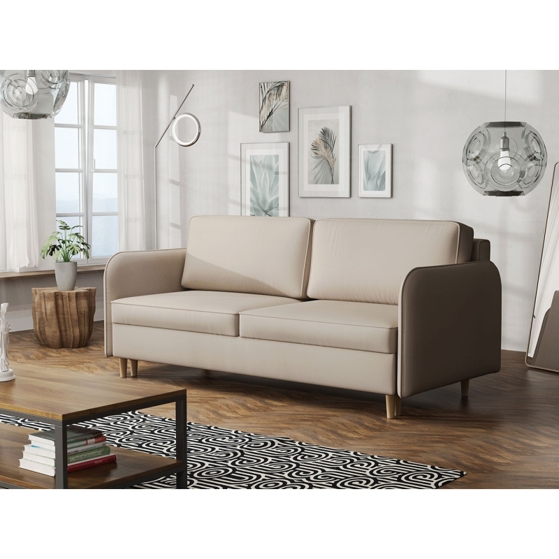 Trojmístná rozkládací pohovka PINARA - béžová