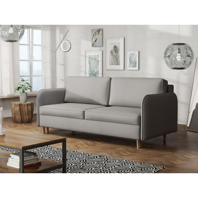 Trojmístná rozkládací pohovka PINARA - šedá