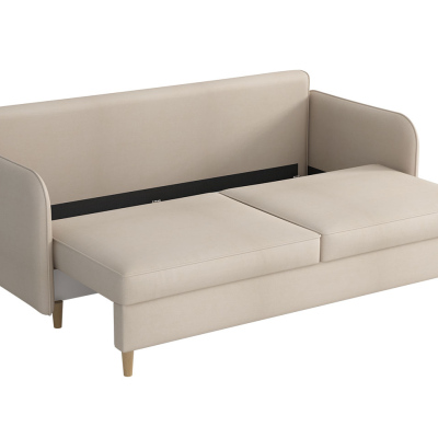 Trojmístná rozkládací pohovka PINARA - šedá