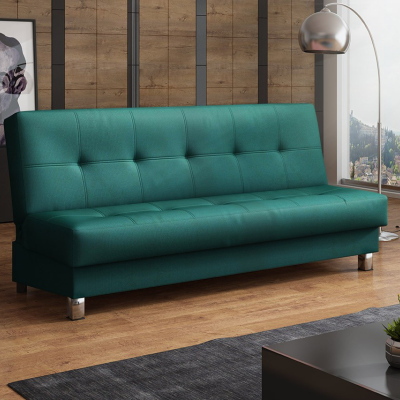 Rozkládací pohovka s úložným prostorem SABANA 2 - zelená