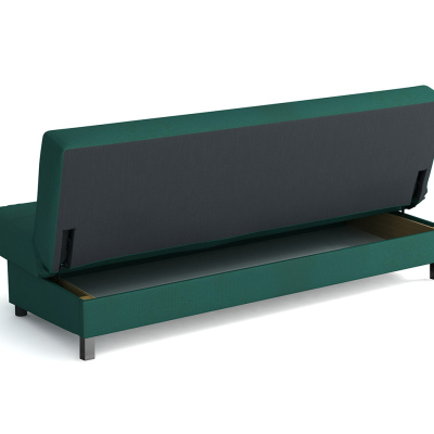 Rozkládací pohovka s úložným prostorem SABANA 2 - zelená