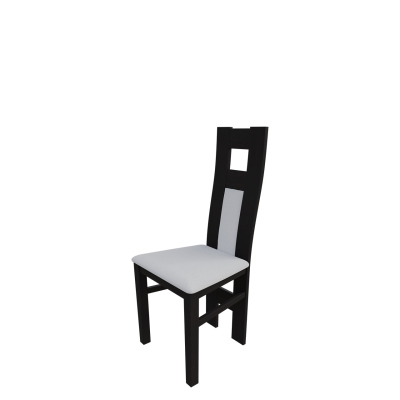 Jídelní židle MOVILE 20 - wenge / bílá ekokůže