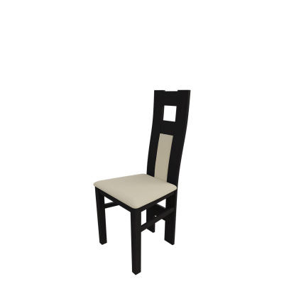 Jídelní židle MOVILE 20 - wenge / béžová ekokůže