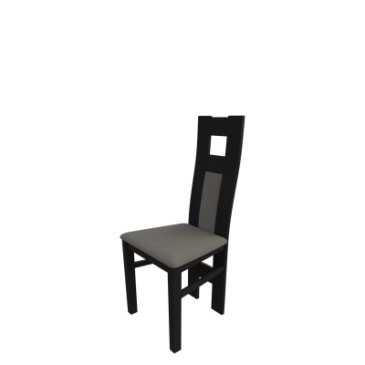 Jídelní židle MOVILE 20 - wenge / šedá ekokůže