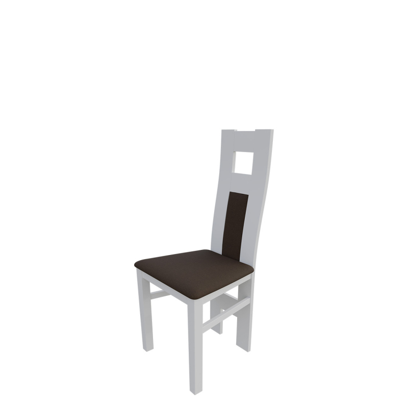Jídelní židle MOVILE 20 - bílá / tmavá hnědá 1
