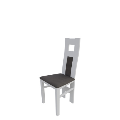 Jídelní židle MOVILE 20 - bílá / tmavá hnědá 2